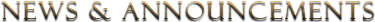 News Announcements
